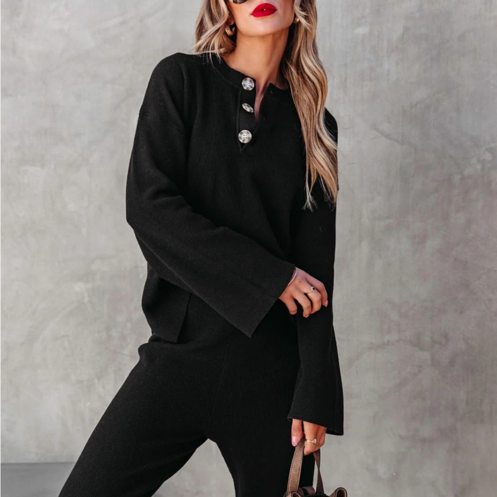 Thick Henley long sleeve